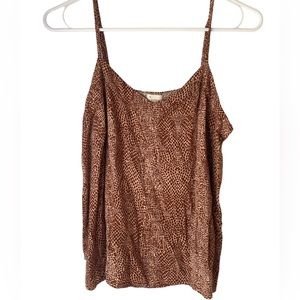 A New Day | Animal Print Tank Top with Straps